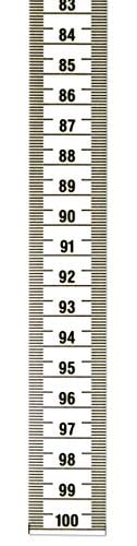 Ruler - Adhesive Backed - 1 Inch Wide X 1 Meter Long - Vertical Down