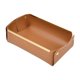 thumbnail image 2 of Bandeja de cuero Gabinete Entrada Almacenamiento Hogar Llave Monedero Caja Placa Estante Mesa marrón, 2 of 9