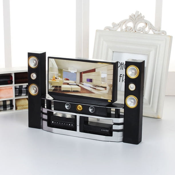 Vepoty Mini Televisor Retro 1:12 – Figura De Resina De 1.7x2.2 Cm Para Casa De Muñecas, Decoración Y Micro Paisajes
