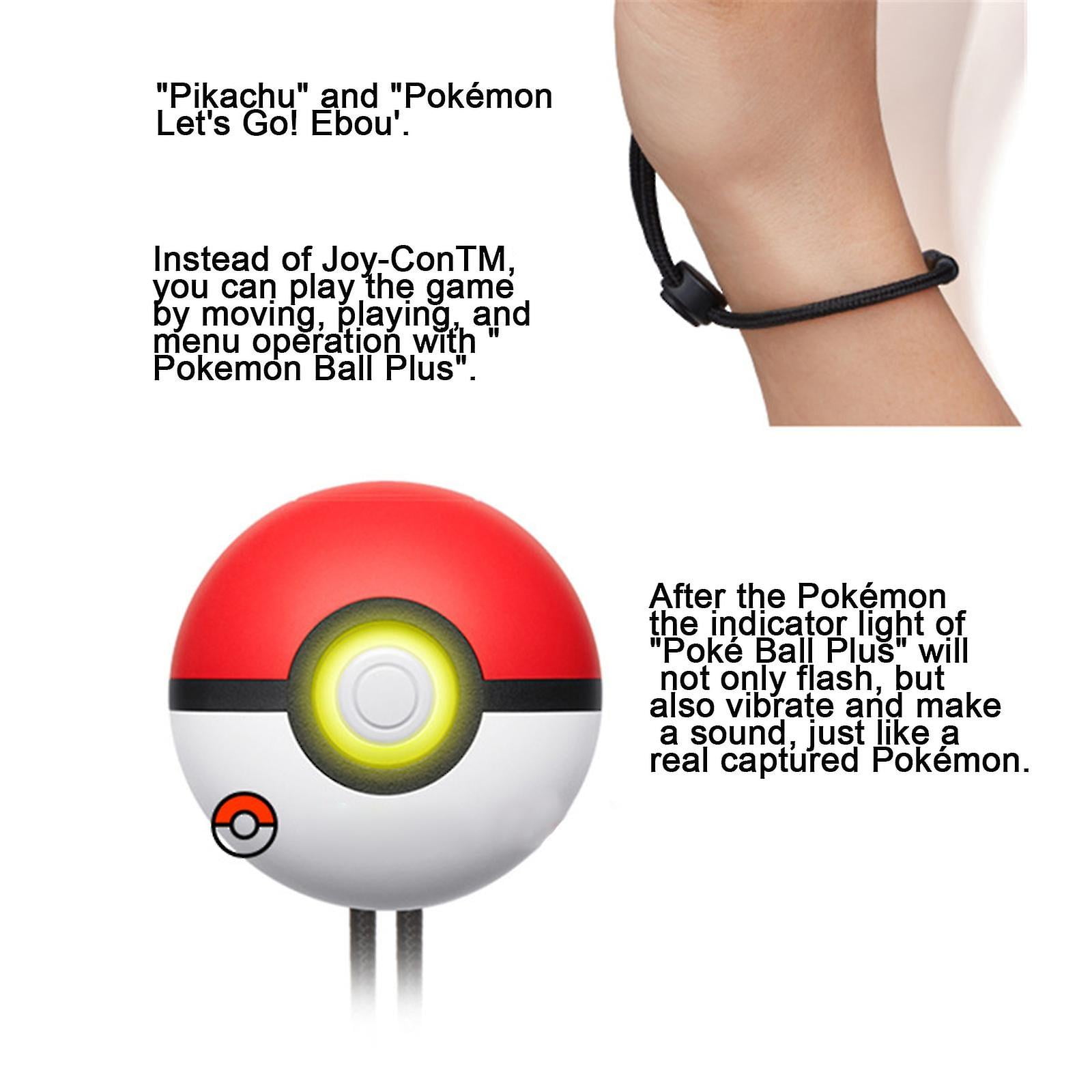 Buy Let's Go Pikachu Pokemon Poke Ball Plus Pack Nintendo Switch (1pcs ...