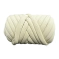 thumbnail image 2 of Chunky Yarn 62.3ft Lavable Jumbo Tubular Yarn Para Macrame Throw Pillow Cream Sunnimix hilo grueso, 2 of 8
