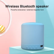 LACKUST A11 Macaron Mini Wireless Bluetooth Speaker Subwoofer USB Card Small Speaker,Blue