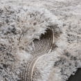 thumbnail image 5 of SAFAVIEH Iceland Issie Abstract Shag Runner Rug, Ivory/Grey, 2' x 8', 5 of 8
