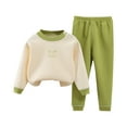 thumbnail image 2 of TAGOLD Kids Toddler Casual 2 Piece Outfits Set,Boys Girls Long Sleeve Winter Sets,Children's Sweatshirt Two Piece Set Children's Casual Clothes For Small And Medium Children,1 Years, 2 of 3
