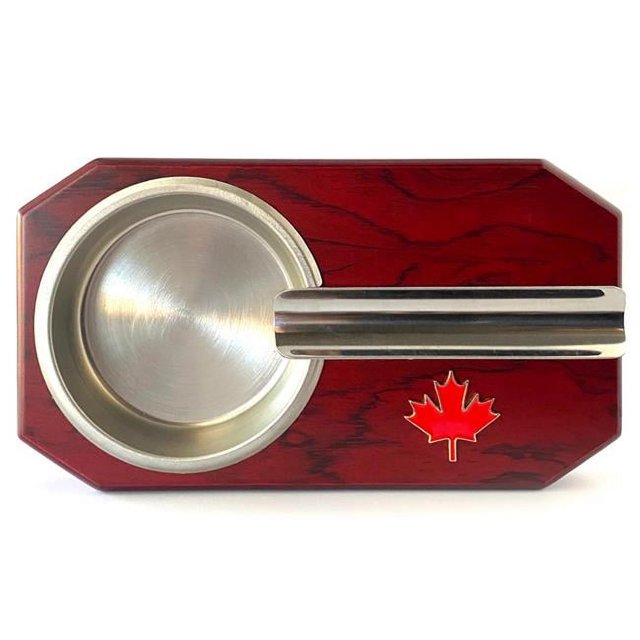 Cigar Cutters by Jim AT-CML1 Cendrier à Cigares Feuille d'Érable Canadienne