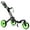 Green, variant on Spaco Golf Push Cart, Golf Trolley Lightweight Golf Bag Pull Cart,3 Wheel Folding Golf Push Cart with Scoreboard and Adjustable Handle