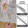 thumbnail image 3 of 2 Pcs Bread Crumb Scraper Tabletop Coffee Bar Accessories Baking Tool Crumbs Sweepers Restaurant, 3 of 6