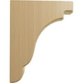thumbnail image 3 of Ekena Millwork 1 3/4"W x 7 1/4"D x 9 1/2"H Bedford Wood Bracket, Cherry (4-Pack), 3 of 4