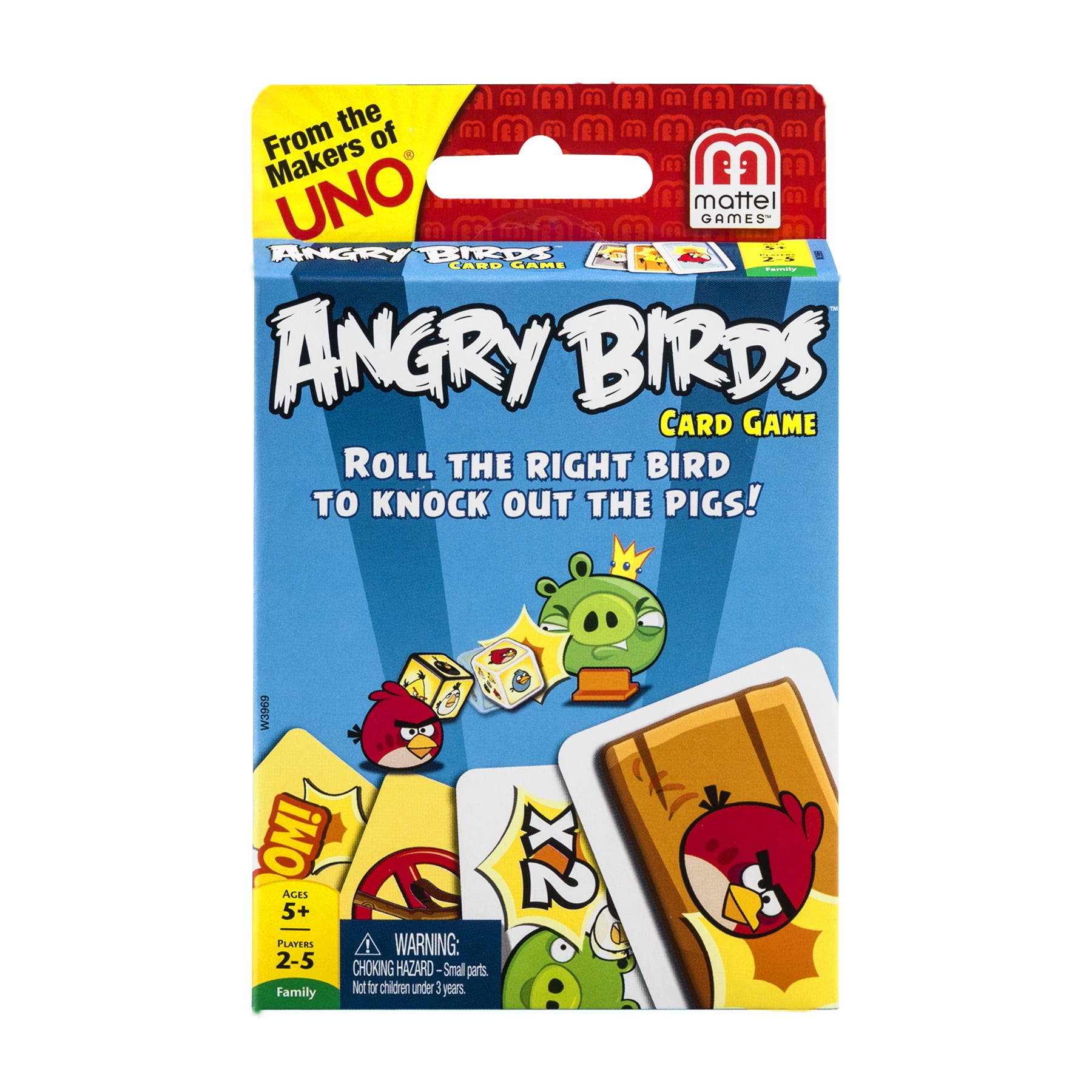Angry Birds RED BIRD Figure 2 Power Cards Game Extra Replacement Piece Mattel 