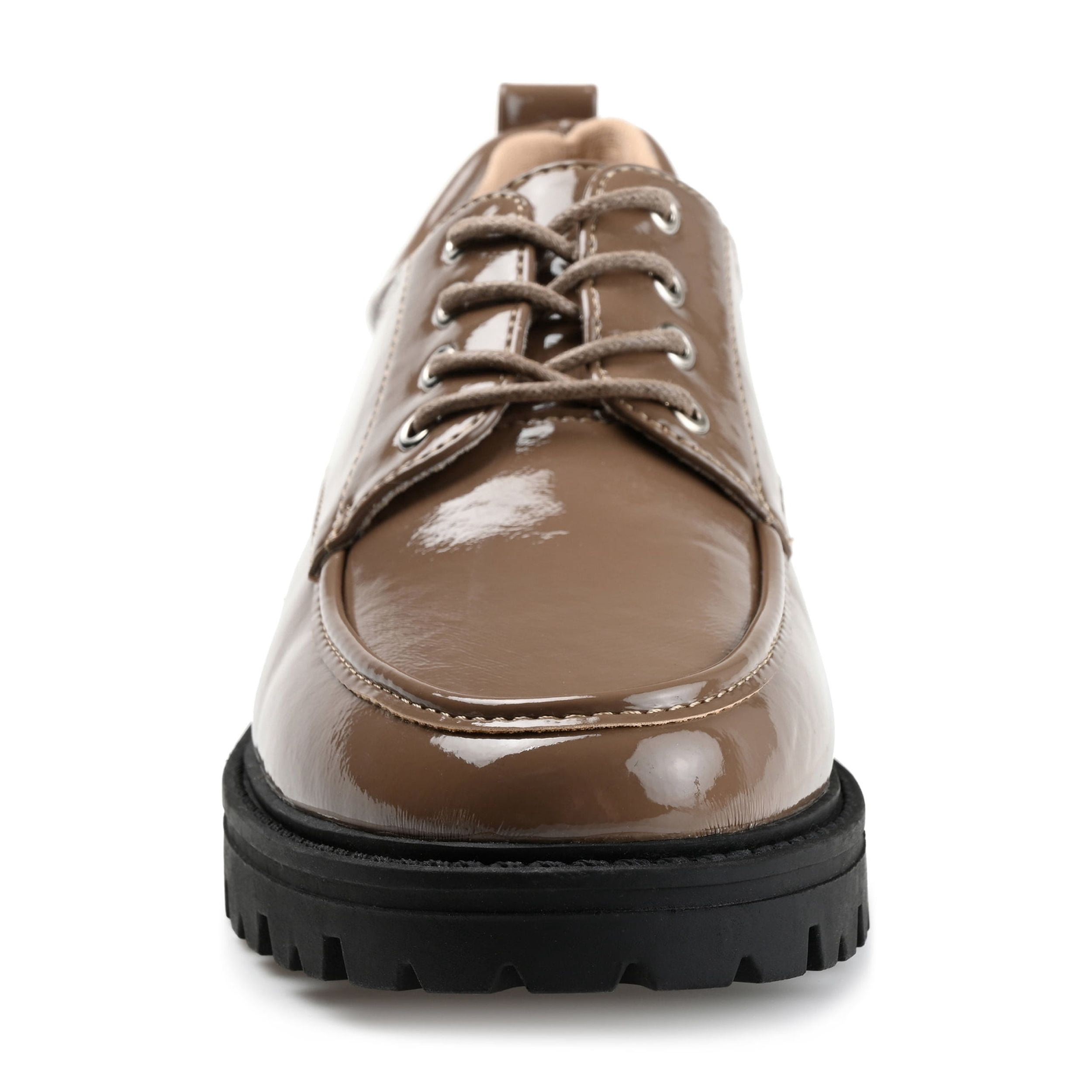 Journee Womens Zina Almond Toe Lace-up Oxford, Widths Available