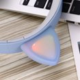 thumbnail image 3 of Auriculares inalámbricos Bluetooth para niños, Auriculares inalámbricos / con cable Bluetooth Cat Ear, Auriculares inalámbricos con luz LED para niños sobre la oreja con micrófono Ormromra 2033141-4, 3 of 8