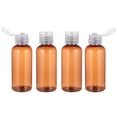 thumbnail image 3 of 20 botellas rellenables de viaje de 60 ml con envase vacío para loción cosmética (marrón), 3 of 6