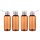 thumbnail image 3 of 20 botellas rellenables de viaje de 60 ml con envase vacío para loción cosmética (marrón), 3 of 6