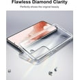 thumbnail image 2 of for Samsung Galaxy S22 Plus Case Clear [Anti-Yellowing] Anti-Scratch Transparent Hard Back and Soft Edge [Military Grade Drop Protection] Shockproof Phone Cover - Crystal Clear, 2 of 8