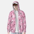 thumbnail image 4 of Kdxio Cartoon Poodle Dog Print Women Men Sun Protection UPF 50+ Jackets Zip Up Long Sleeve Hoodie Hiking Lightweight with Pockets, 4 of 8