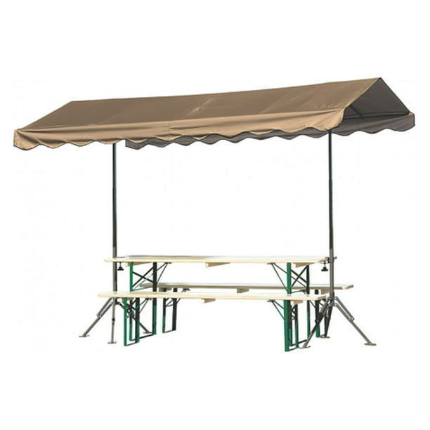 Shelterlogic Portable Quick Clamp Easy Setup Outdoor Shade Canopy Desert Bronze Com Shelterlogic Portable Quick Clamp Easy, Shelterlogic Clamp On Picnic Table Canopy