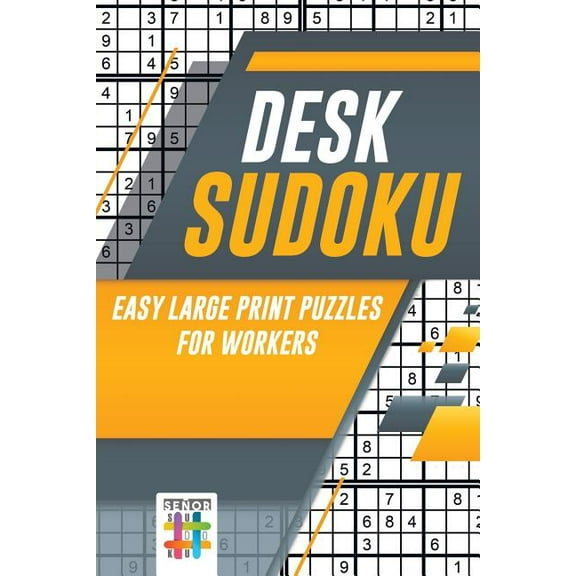Desk Sudoku Easy Large Print Puzzles for Workers (Paperback)