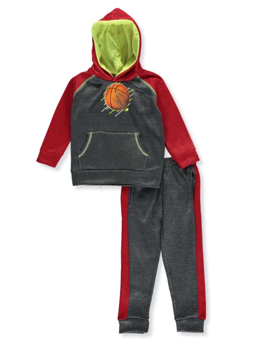 Pro Athlete Boys Logo Trim 2-Piece Sweatsuit Pants Set