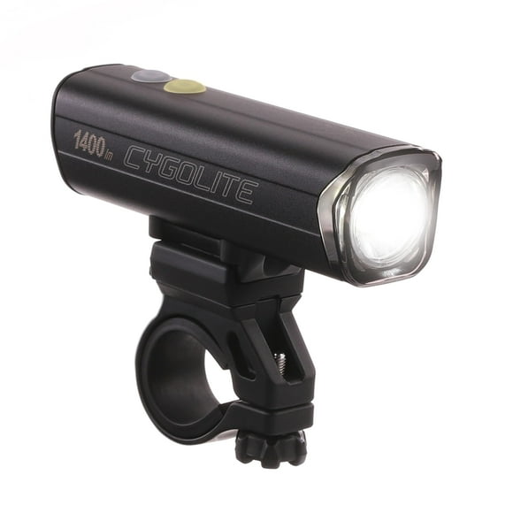 Cygolite Velocity Pro 1,400 Lumen Bicycle Light– Anodized Aluminum Alloy– 9 Light Modes– Fine Tunable Brightness- Compact, IP67 Waterproof– Secure Hard Mount– USB-C Recharge– Road & Mounta