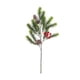 thumbnail image 2 of Rama de Pino Artificial con Frutos Rojos y Piñas | Ramo Decorativo Navideño de 50 Cm | Agujas de Pino Artificiales Realistas para Mesas Festivas, Repisas, Arreglos Florales y Más. Reutilizable., 2 of 6