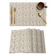 thumbnail image 2 of Flowers Foliage Texture Table Runner Cotton Linen Wedding Dinner Decor Table Flag Tea Table Decoration, 2 of 4
