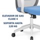 thumbnail image 5 of Silla de Oficina Ergonómica Deli Secretarial Giratoria Altura Ajustable Malla Elástica, 5 of 9