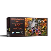 SUNSOUT INC - Halloween Trail - 300 pc Jigsaw Puzzle by Artist: Lori Schory - Finished Size 18" x 24" Halloween - MPN# 35266