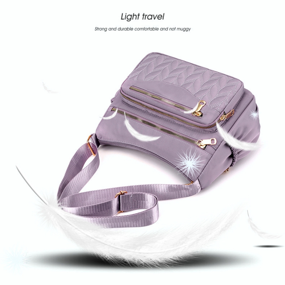 Tyethy Nylon Crossbody Bag for Women, Purple photo 2
