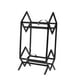 thumbnail image 3 of Soporte para discos de vinilo negro, almacenamiento de álbumes de metal resistente, multiusos, estante de almacenamiento para sofá, tienda, gabinete, 3 of 9