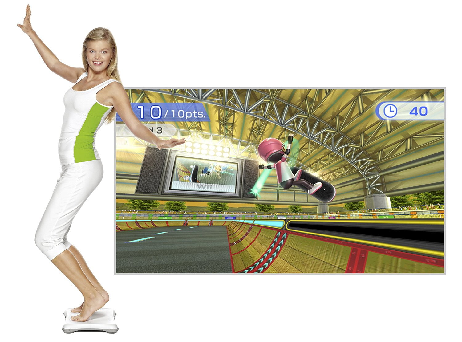 onvoorwaardelijk schijf Ongedaan maken Wii Fit Plus with Balance Board (Open Box) - Walmart.com