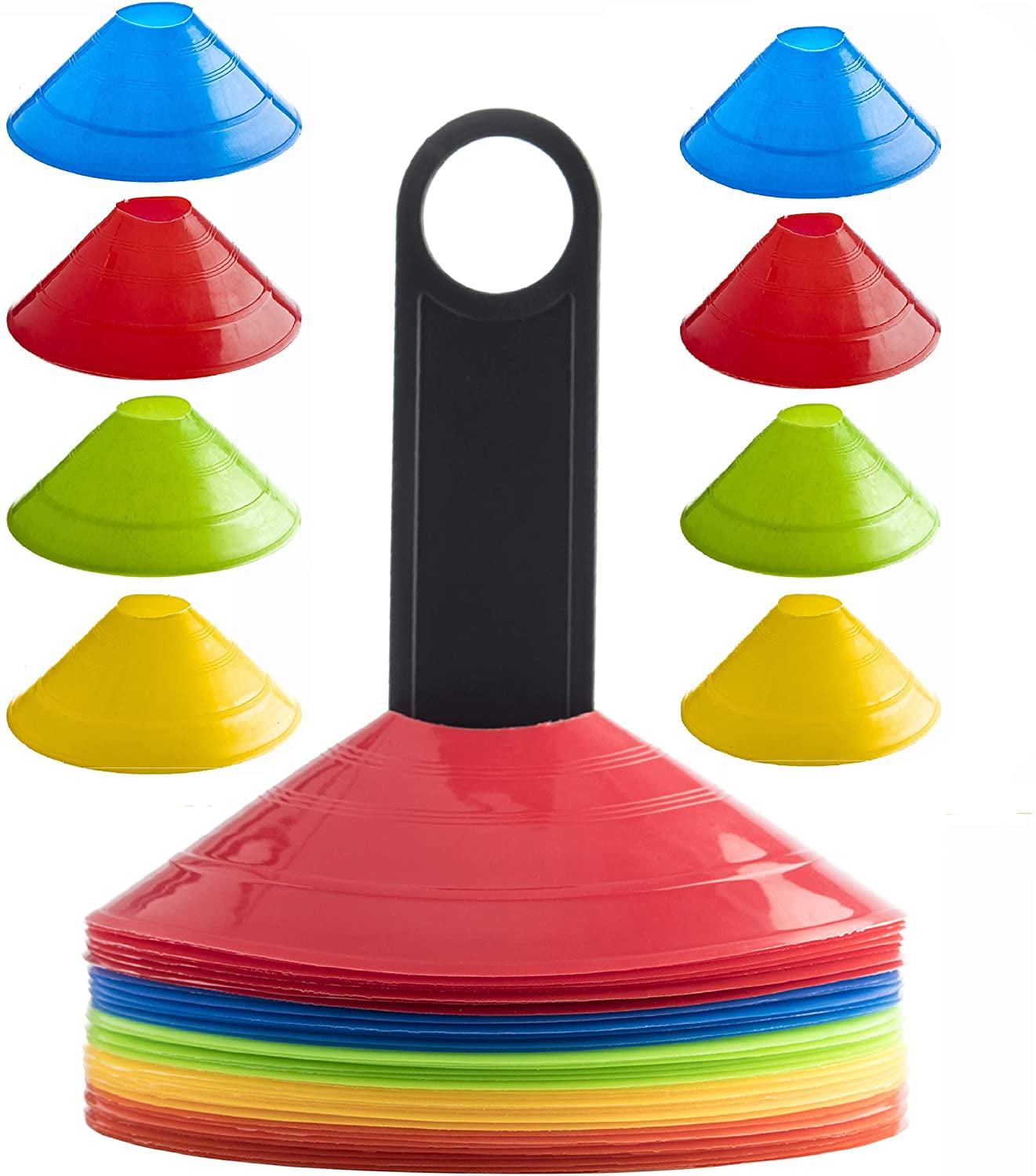 For Various Activities Perfect For Kid 6-Pack Traffic Cones Toy 7-Inch Plastic 