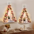 thumbnail image 3 of WETRBWEH 2 Pack Floating Shelves for Wall, Hanging Shelves Wall with Light Strip,Floating Shelves for Wall No Drilling Aesthetic Room Decor for Home, 3 of 8