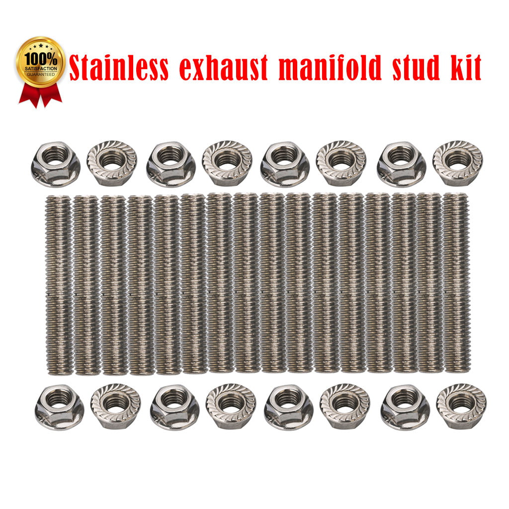 Stainless Exhaust Manifold Stud Kit For Ford 4.6 & 5.4 Liter V8 2