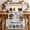 Brown Ivory, variant on Sweet Home Table Runner - 60 Inch Long Western Stars Bird Houses Brown Wooden Grain Cotton and Linen Blended Dress Scarves Farmhouse Table Runner for Kitchen Dining, Coffee Table, 13" x 60"