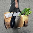 thumbnail image 7 of Penguin Large Capacity Oxford Cloth Picnic Basket Reusable Laundry Bag Easter Basket Foldable Box, 7 of 7