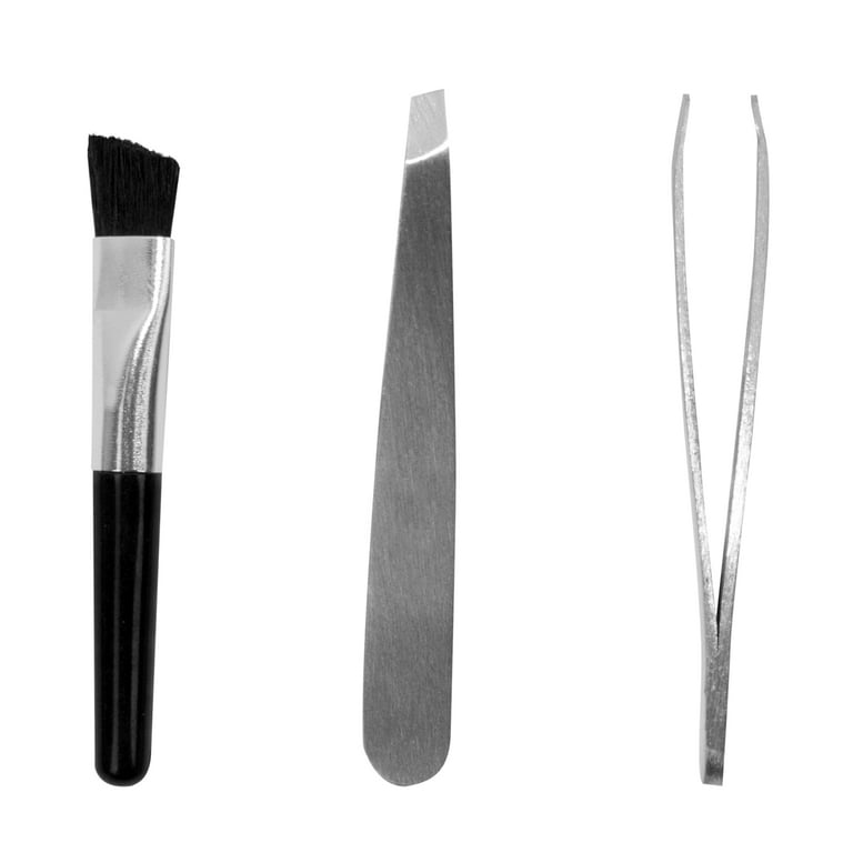 L.A. COLORS Ultimate Eyebrow Makeup Kit, 3-in-1, Medium, 0.13 fl