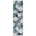 thumbnail image 2 of World Rug Gallery Modern Geometric Design Area Rug - BLUE 2'x7', 2 of 8