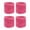 Bright Pink, variant on COUVER Cotton Terry Sport Wristbands Royal Blue Unisex One Size 2 Pairs