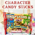 thumbnail image 2 of Character Candy Sticks 25 Pieces Individually Wrapped for Party Favors Halloween Trick or Treats Christmas Holiday Thanksgiving Stocking Stuffers Birthday Goodie Bag Fillers Gift Supplies - 2 count, 2 of 7