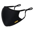 thumbnail image 1 of Mascarillas faciales de tela DEWALT ajustables negras, paquete de 2, 1 of 8