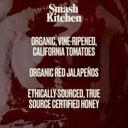 Smash Kitchen Organic Hot Honey BBQ Sauce, 15 oz Bottle
