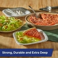thumbnail image 2 of Hefty Extra Deep Square Disposable Plates 8.5" - 40ct, 2 of 5