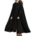 thumbnail image 1 of Cape d'Hiver Décontractée pour Femmes Sans Manches à Capuche Fermeture à Boutons Longue Cape Costume Cosplay, 1 of 6