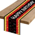 thumbnail image 6 of Happy Birthday Table Runner Linen Party Decorative Tablecloth 72-inch Birthday-Themed Table Runner Background, 6 of 6