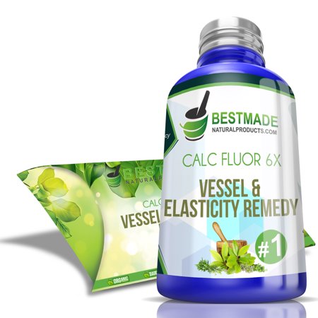 Calcarea Fluorica 6x, Muscle Strain, Vessel and Skin Elasticity Remedy - Bestmade Natural Products