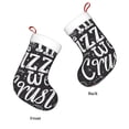 thumbnail image 3 of Naloa In Pizza We Crust Art Christmas Stockings Decorations, Xmas Ornaments, DIY Personalized Farmhouse Decor for Home Family Party Tree, 3 of 7