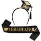 thumbnail image 1 of FELTECHELECTR 1 juego de banda y diadema de graduación, decoración para fiesta de graduación., 1 of 7