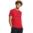 thumbnail image 3 of Big & Tall Under Armour Foundation Short Sleeve Graphic Tee Color: Midnight Navy Size: 4XL, 3 of 4