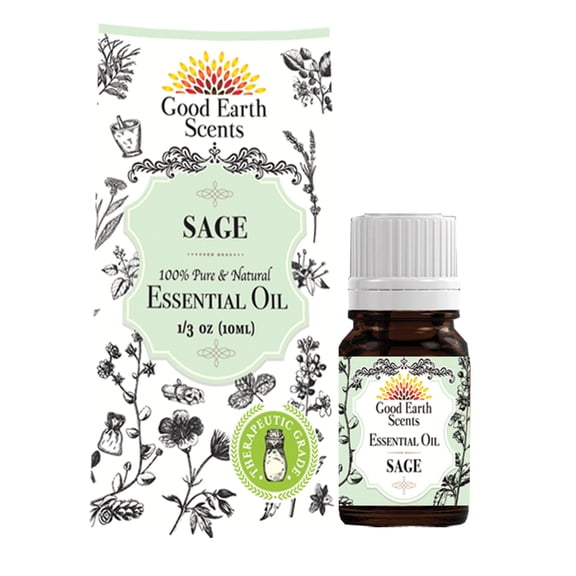 Soul Sticks Sage Essential Oil 100% Pure Undiluted Natural Therapeutic Grade Oil for Aromatherapy