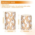 thumbnail image 3 of Corgi Dogs Pattern Flameless LED Candle Set with Remote, Battery Operated Color Changing Pillar Candles, Set of 2, 3 of 7